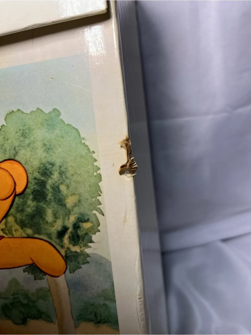 Vintage 1970s Winnie the Pooh & Tigger Washable Record Toy Case Disney Read